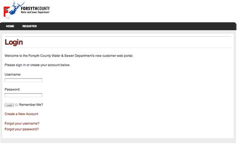 forsyth county water bill pay.